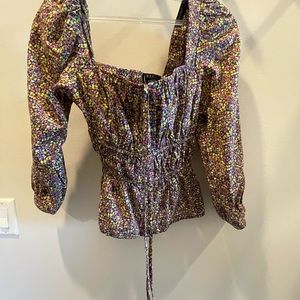 J crew floral blouse never worn